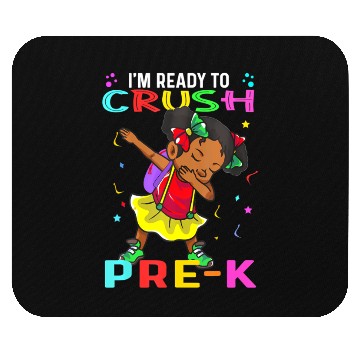 Discover pre k hello pre-k first day back to school Melanin Mouse Pads