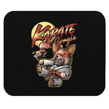 Discover Karate Corgis Mouse Pads