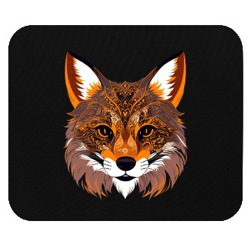 Discover The Adorable Complexity of a Fox Face Mouse Pads
