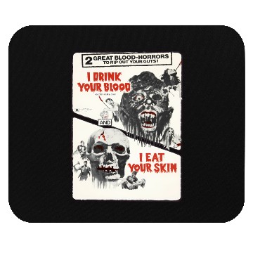 Discover Drink Blood Halloween Monster Horror Movie Mouse Pads