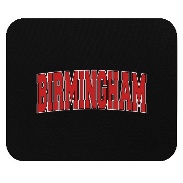 Discover Birmingham Varsity Style Uk Sports Mouse Pads