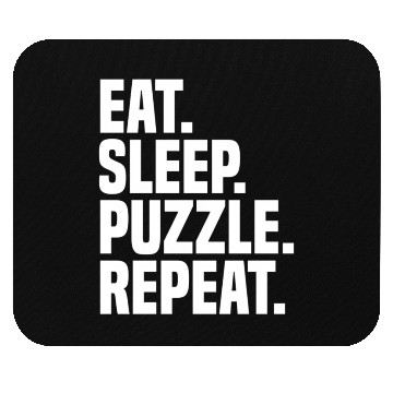 Discover Eat Sleep Puzzle Repeat Puzzle Collector Jigsaw Mouse Pads