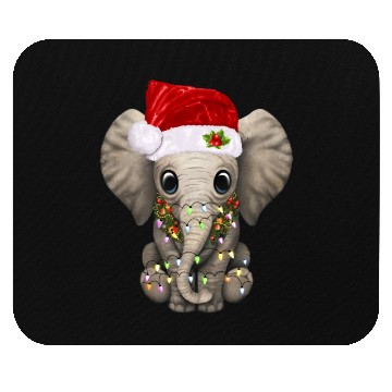 Discover Elephant Light Elephant Mouse Pads