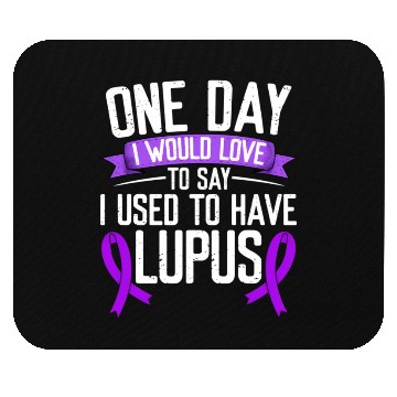 Discover Lupus Awareness Month Purple Ribbon I Used To Mouse Pads