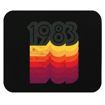 Discover 80S Style 39Th 1983 Mouse Pads