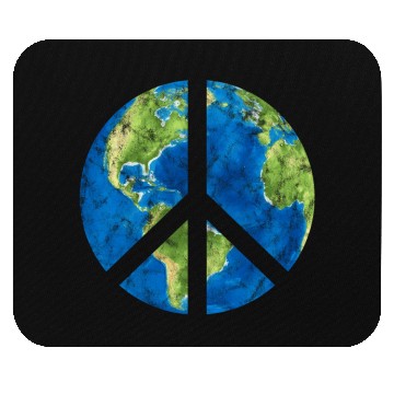 Discover Peace On Earth World Peace Sign Mouse Pads