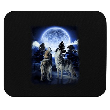 Discover The Mountain Men'S Wolf Native American Mouse Pads