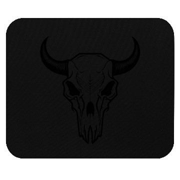 Discover Cow Skull Boho Mouse Pads
