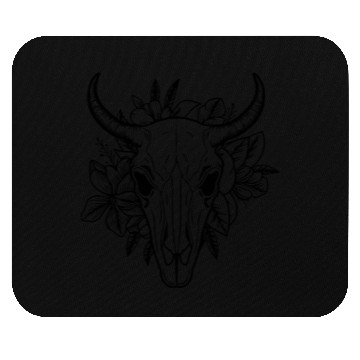 Discover Cow Skull Boho Mouse Pads