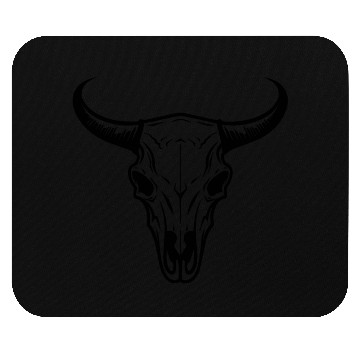 Discover Cow Skull Boho Mouse Pads
