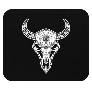 Discover Cow Skull Boho Mouse Pads