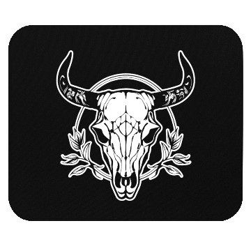 Discover Cow Skull Boho Mouse Pads