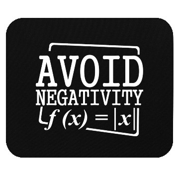 Discover Avoid Negativity Math Equation Calculation Teacher Mouse Pads