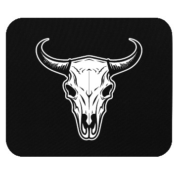 Discover Cow Skull Boho Mouse Pads