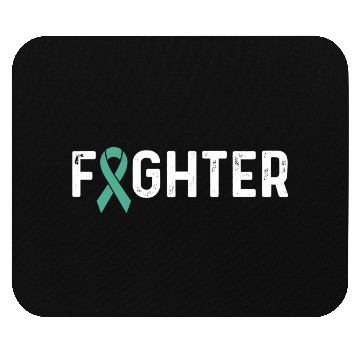 Discover Ovarian Cancer Awareness Products Teal Ribbon Mouse Pads