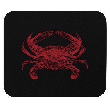 Discover Red Crab Mouse Pads