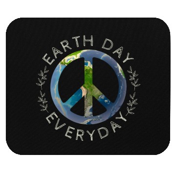 Discover Earth Day Everyday World Global Peace On Earth Mouse Pads