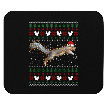 Discover Squirrel Santa'S Ugly Mouse Pads