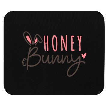 Discover Easter Bunny Happy Easter Honey Bunny Mouse Pads