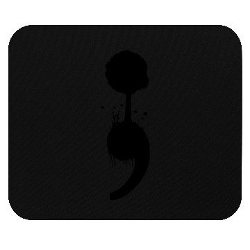 Discover Semicolon Tree Suicide Depression Prevention Mouse Pads