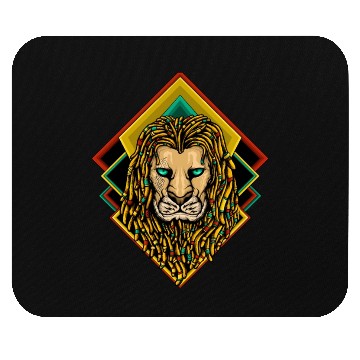 Discover Lion King of Reggae Jungle Mouse Pads
