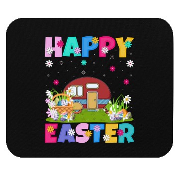 Discover Camper Van Happy Easter Camper Van Easter Sunday Mouse Pads