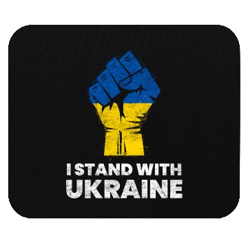 Discover Ukrainian Flag I Stand With Ukraine Flag Mouse Pads