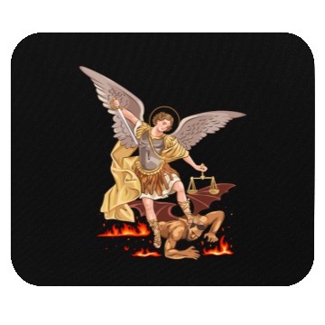 Discover St Michael The Archangel Mouse Pads