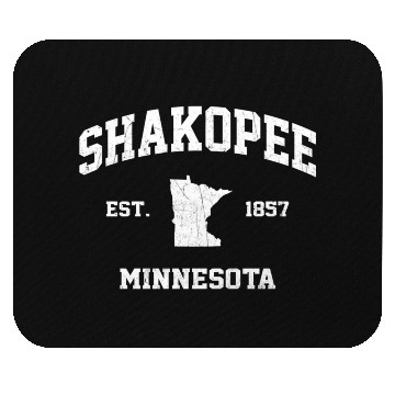 Discover Shakopee Minnesota Mn State Athletic Style Mouse Pads