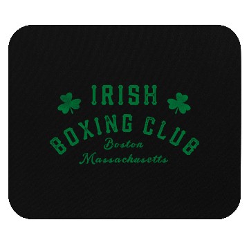 Discover Irish Bong Club Boston Massachusetts Shamrock Mouse Pads