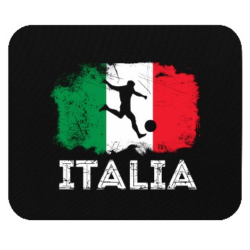 Discover Italian Soccer Grunge Flag Mouse Pads