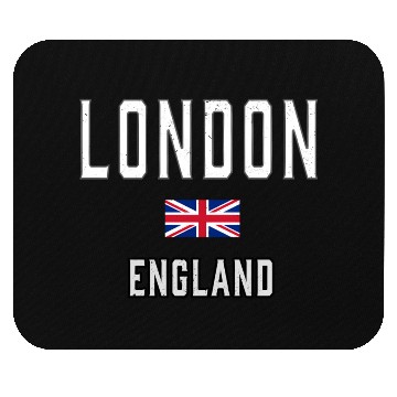 Discover London England England Flag Mouse Pads