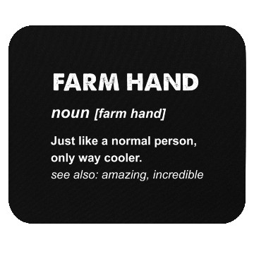 Discover Farm Hand Mouse Pads