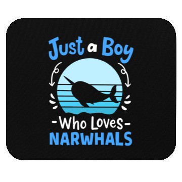 Discover Narwhals Whales Narwhal Lover Retro Mouse Pads