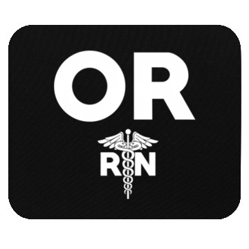 Discover Operating Room Registered Nurse Hotal Rn Staff Mouse Pads