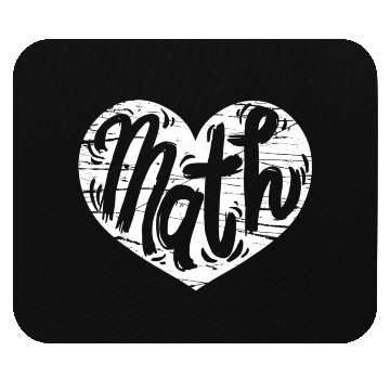 Discover Math Heart Math Teacher He Mouse Pads