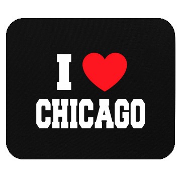 Discover I Love Chicago Mouse Pads