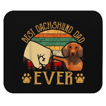 Discover Best Dachshund Dad Ever Mouse Pads