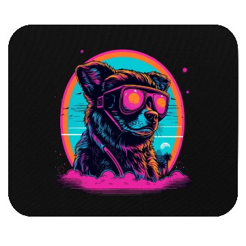 Discover Pink Glasses Mouse Pads