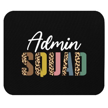 Discover Admin Squad Leopard Pattern Mouse Pads