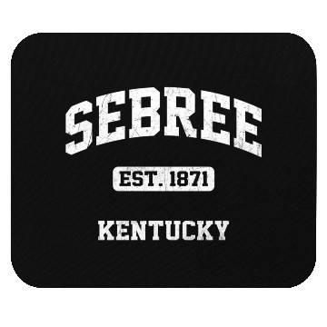 Discover Sebree Kentucky Ky State Athletic Style Mouse Pads