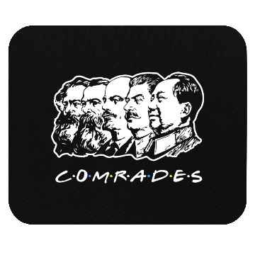 Discover Communist Comrades Friends Mouse Pads