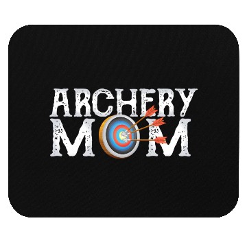 Discover Archery Archer Mom Target Proud Parent Bow Arrow Mouse Pads