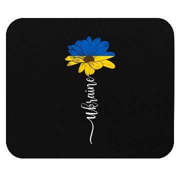 Discover Sunflower Ukrainian Ukraine Flag Sunflower Mouse Pads