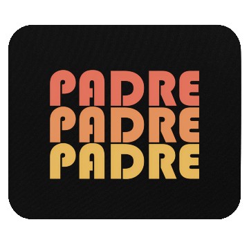 Discover Padre Typography 1970S Mouse Pads