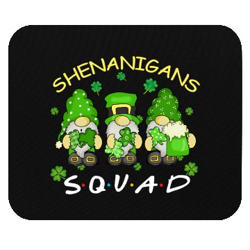Discover St Patrick'S Day Shenanigans Squad Three Gnomes Mouse Pads
