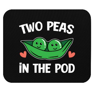 Discover Two Peas In The Pod Powered By Plants Vegetarian Mouse Pads