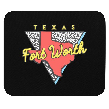 Discover Fort Worth Texas Triangle Tx City Mouse Pads