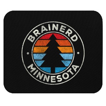Discover Brainerd Minnesota Mn 70S Mouse Pads