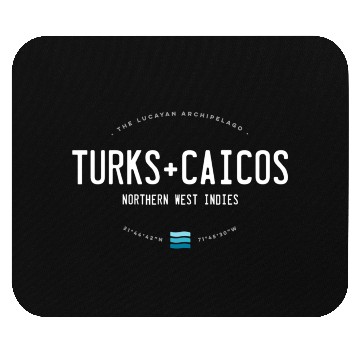 Discover Tur And Caicos Beach Waves Mouse Pads